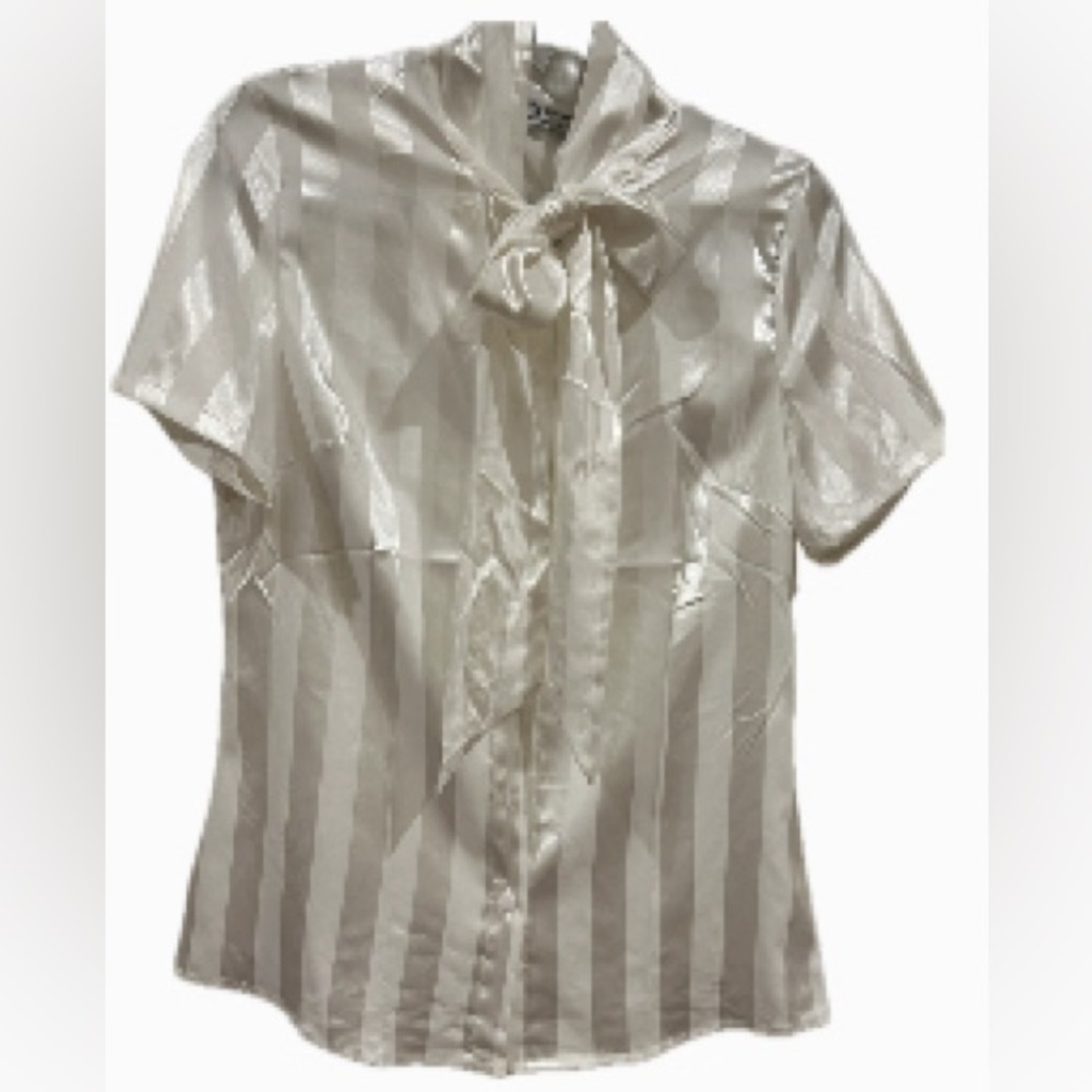 Something pretty White Satin top
